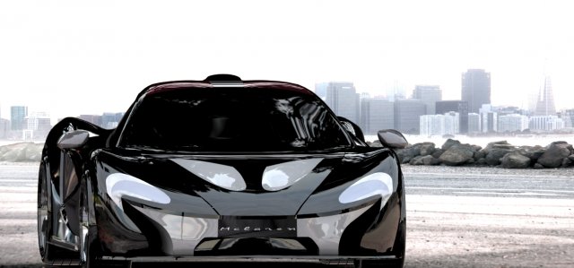 mclaren-black 3D Model .c4d .max .obj .3ds .fbx .stl .blend 