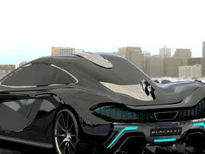 mclaren-black 3D Model