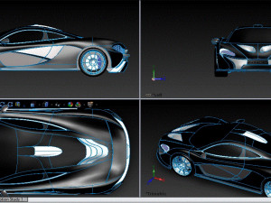 mclaren-black 3D Model