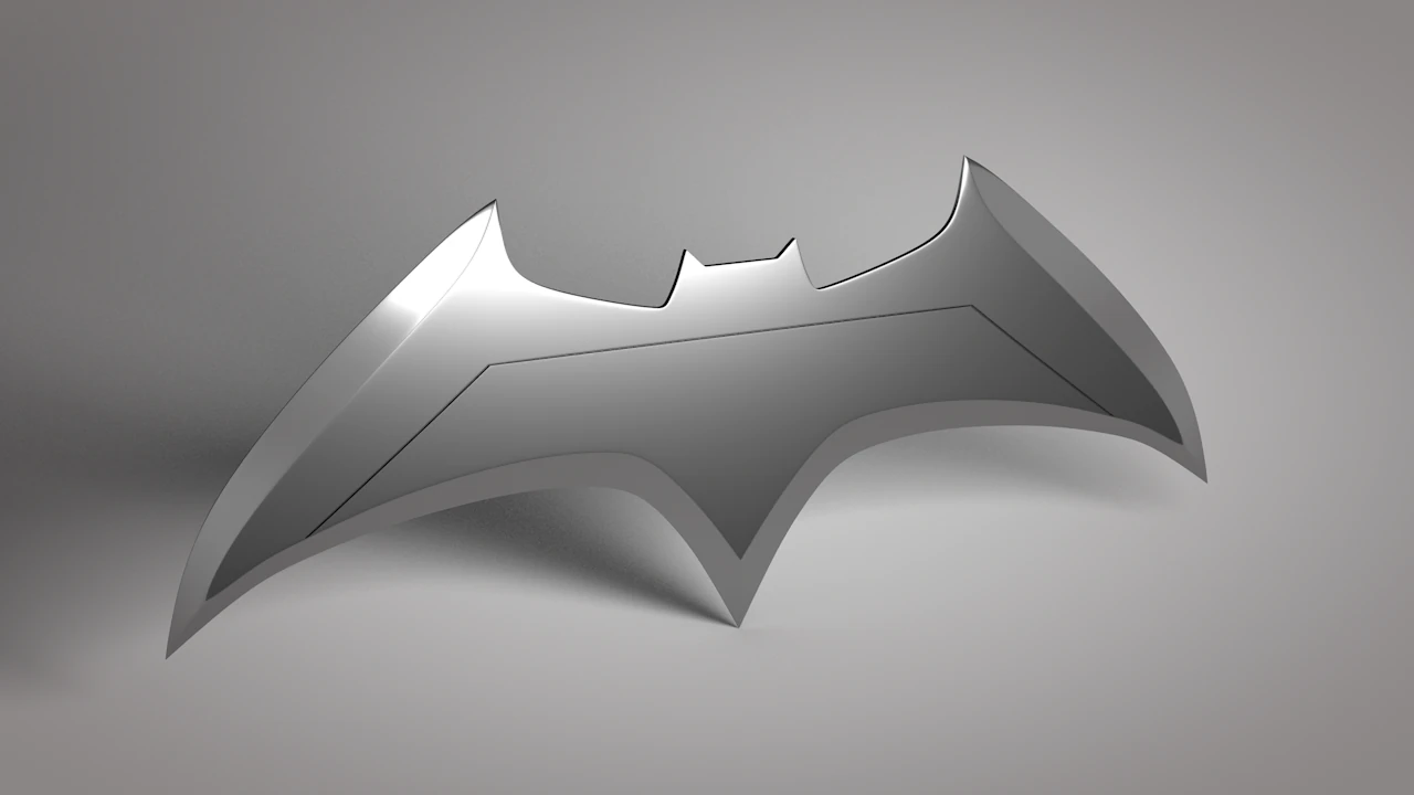 batarang 3D Model .c4d .max .obj .3ds .fbx .stl .blend 