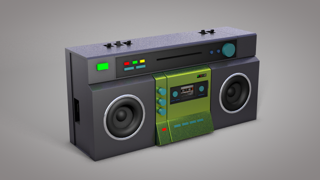 record player Modèle 3D .c4d .max .obj .3ds .fbx .stl .blend 