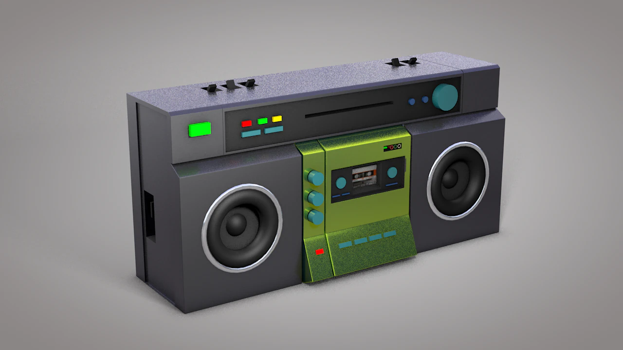 record player 3D Model .c4d .max .obj .3ds .fbx .stl .blend 