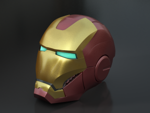 iron mans helmet 3D Model