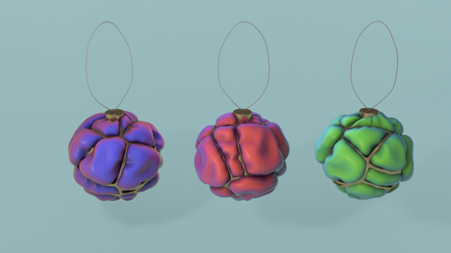 christmas balls 3D-Modell .c4d .max .obj .3ds .fbx .stl .blend 