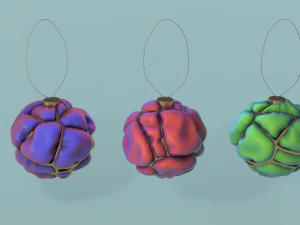 christmas balls 3D Model