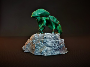 alien figure retro 3D 모델