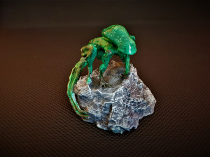 alien figure retro Model 3D