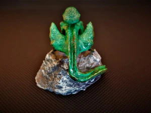 alien figure retro 3D Model