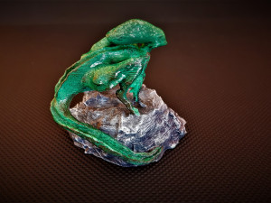 alien figure retro Model 3D