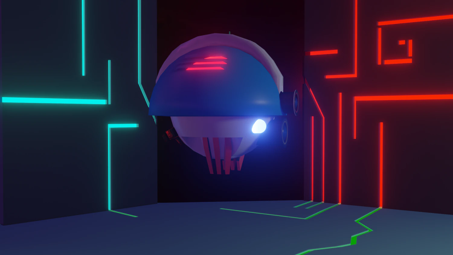 robot de rastreo 3D Model .c4d .max .obj .3ds .fbx .stl .blend