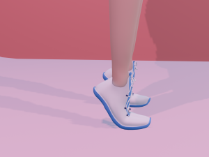 Girl in sports Modelo 3D