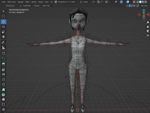 Girl in sports Modelo 3D