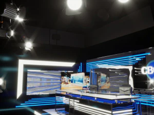 television studio 3D Model