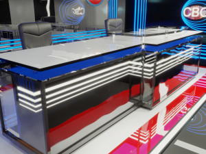 television studio Model 3D