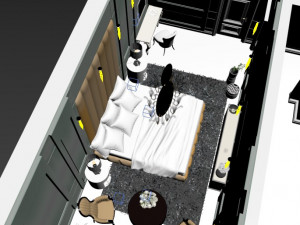 bed room Model 3D