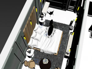 bed room 3D Model