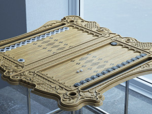 backgammon 3D 모델