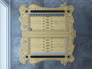 backgammon Model 3D