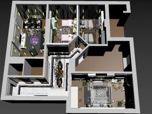 apartments36 3D Model
