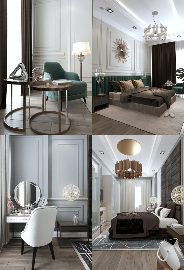 apartment 30 Model 3D .c4d .max .obj .3ds .fbx .stl .blend 