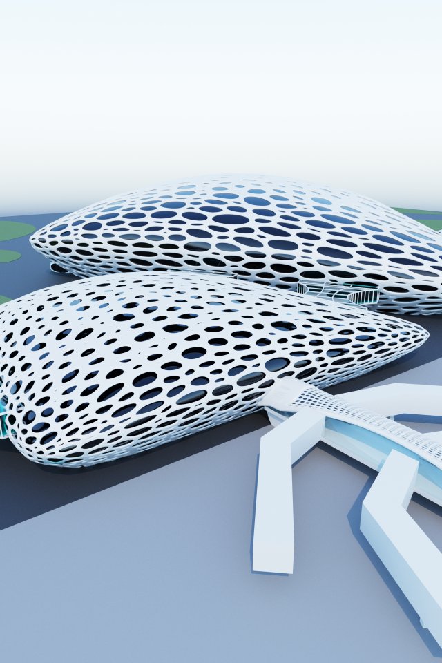 airport 04 3D मॉडल .c4d .max .obj .3ds .fbx .stl .blend 