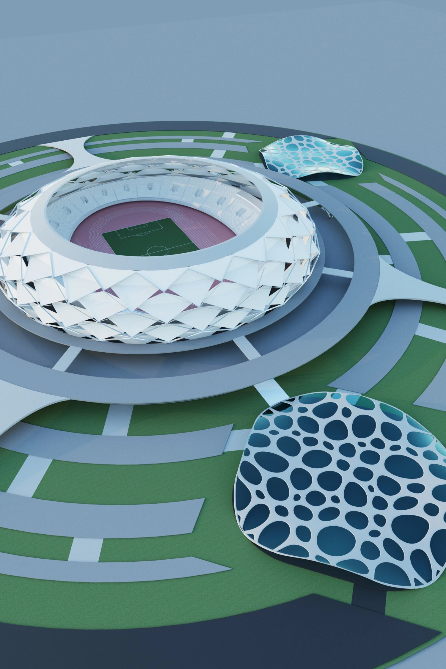 stadium 3D Model .c4d .max .obj .3ds .fbx .stl .blend 