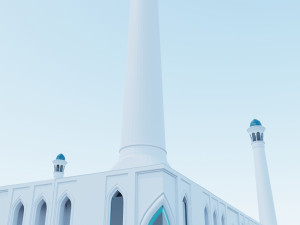 mosque 3d Modèle 3D