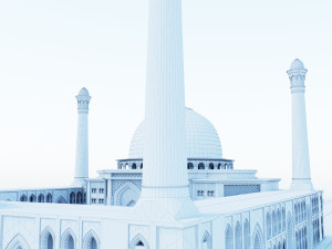 mosque 3d Modèle 3D