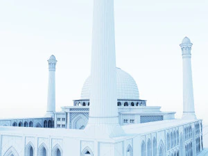mosque 3d 3D Model