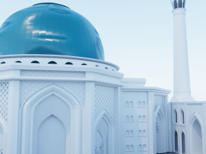 mosque 3d Modèle 3D