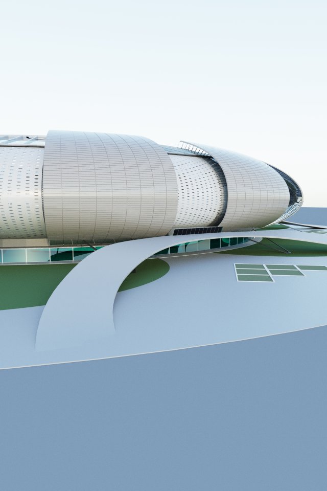 stadium 04 3D Model .c4d .max .obj .3ds .fbx .stl .blend