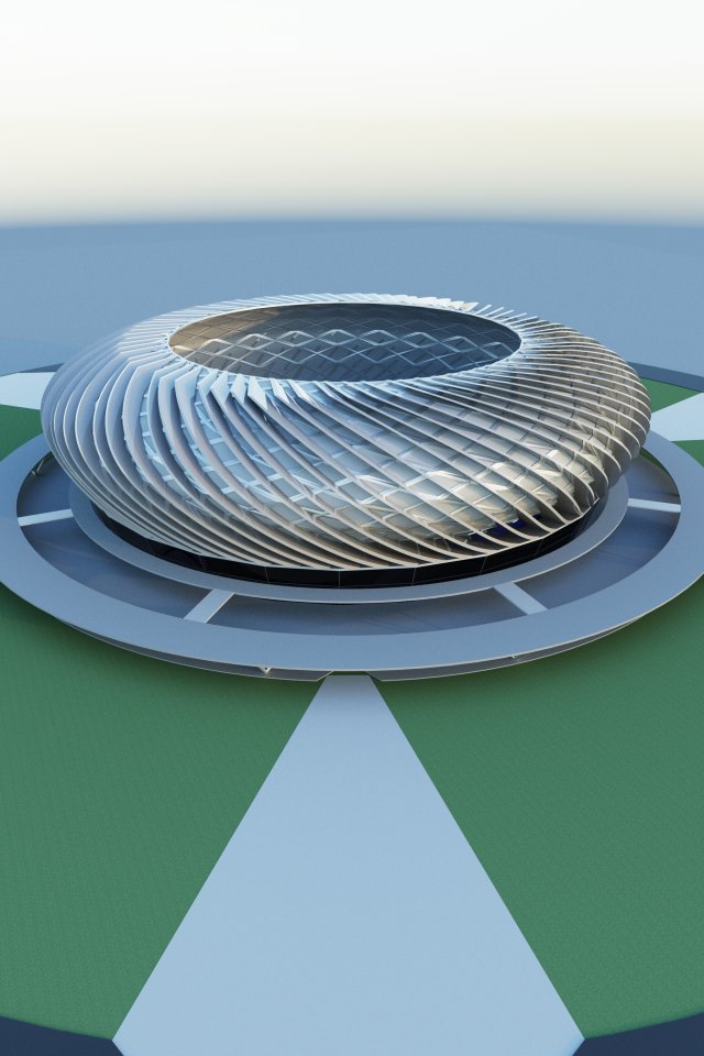 stadium 09 Model 3D .c4d .max .obj .3ds .fbx .stl .blend 