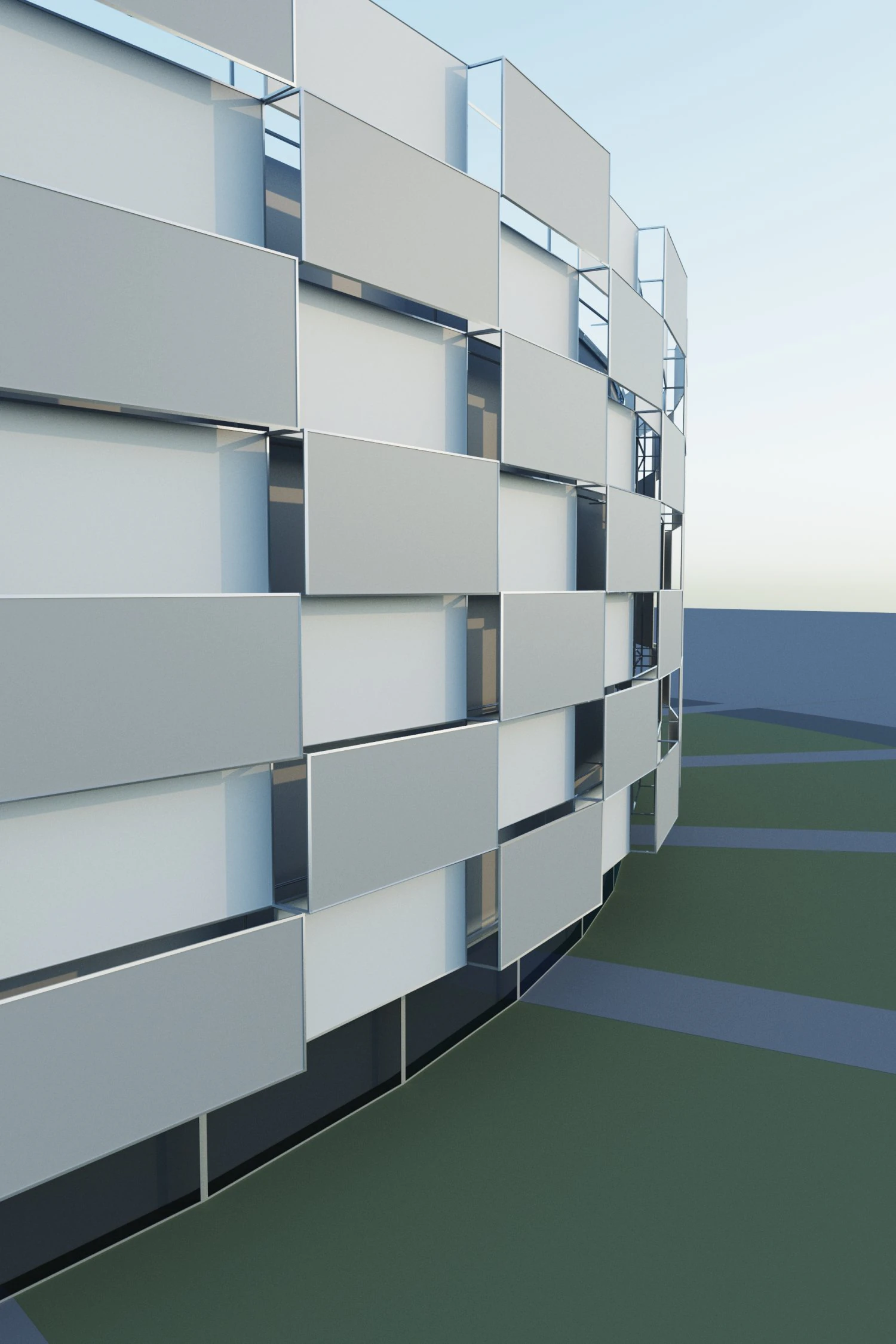 stadium 06 3D Model .c4d .max .obj .3ds .fbx .stl .blend 