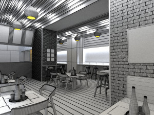 fast food 02 3D Модель