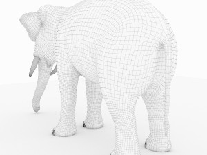 elephant 3D मॉडल