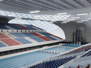 swim stadion 3D Model