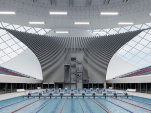 swim stadion 3Dモデル