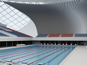 swim stadion 3Dモデル