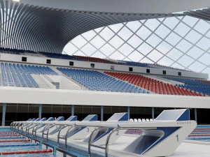 y&uuml;zme istasyonu 3D Model