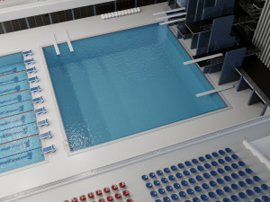 swim stadion 3Dモデル