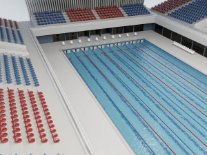 y&uuml;zme istasyonu 3D Model