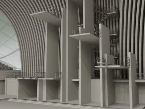 y&uuml;zme istasyonu 3D Model