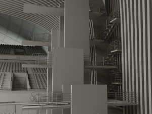 swim stadion 3Dモデル