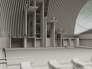 swim stadion 3Dモデル
