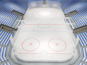 hockey arena Modello 3D