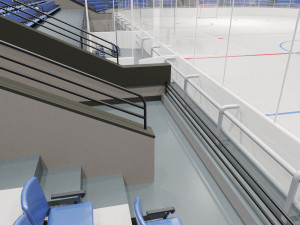 hockey arena Modello 3D
