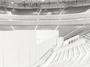 hockey arena 3D Model