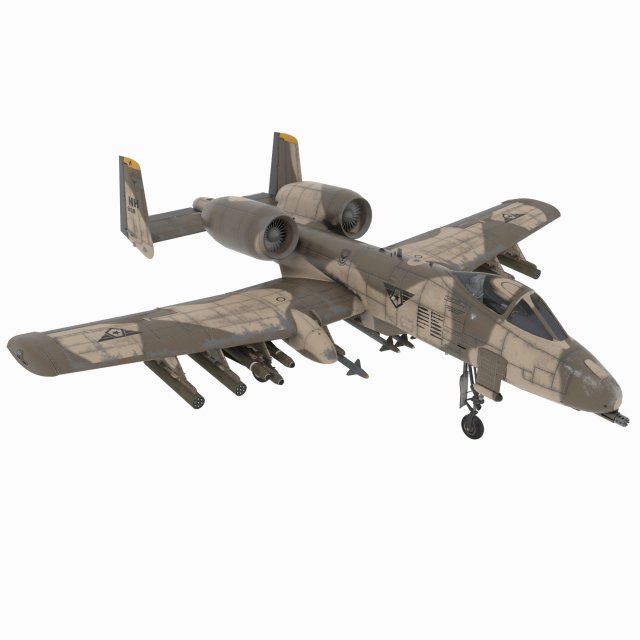 aircraft02 Model 3D .c4d .max .obj .3ds .fbx .stl .blend 
