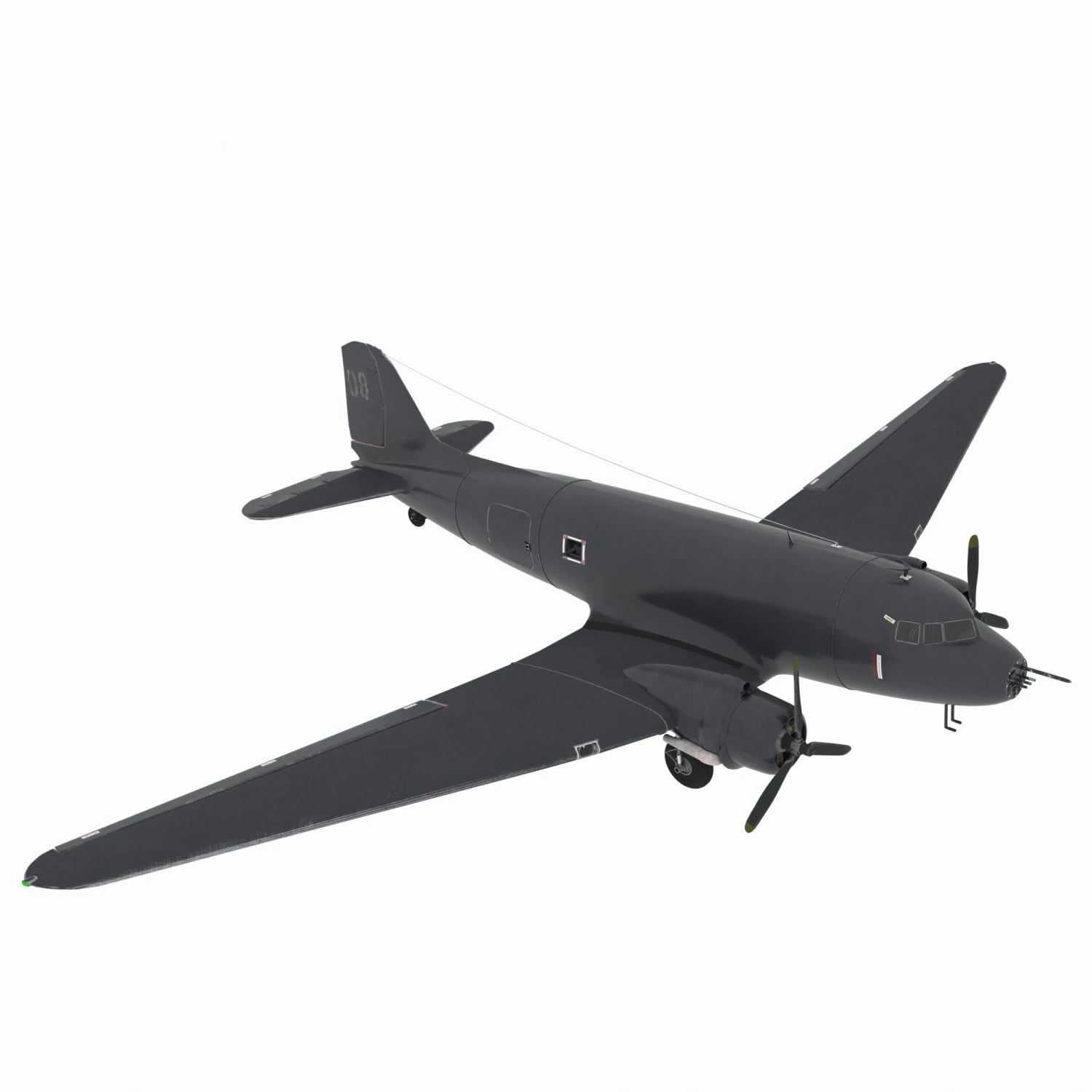 aircraft04 3D Model .c4d .max .obj .3ds .fbx .stl .blend