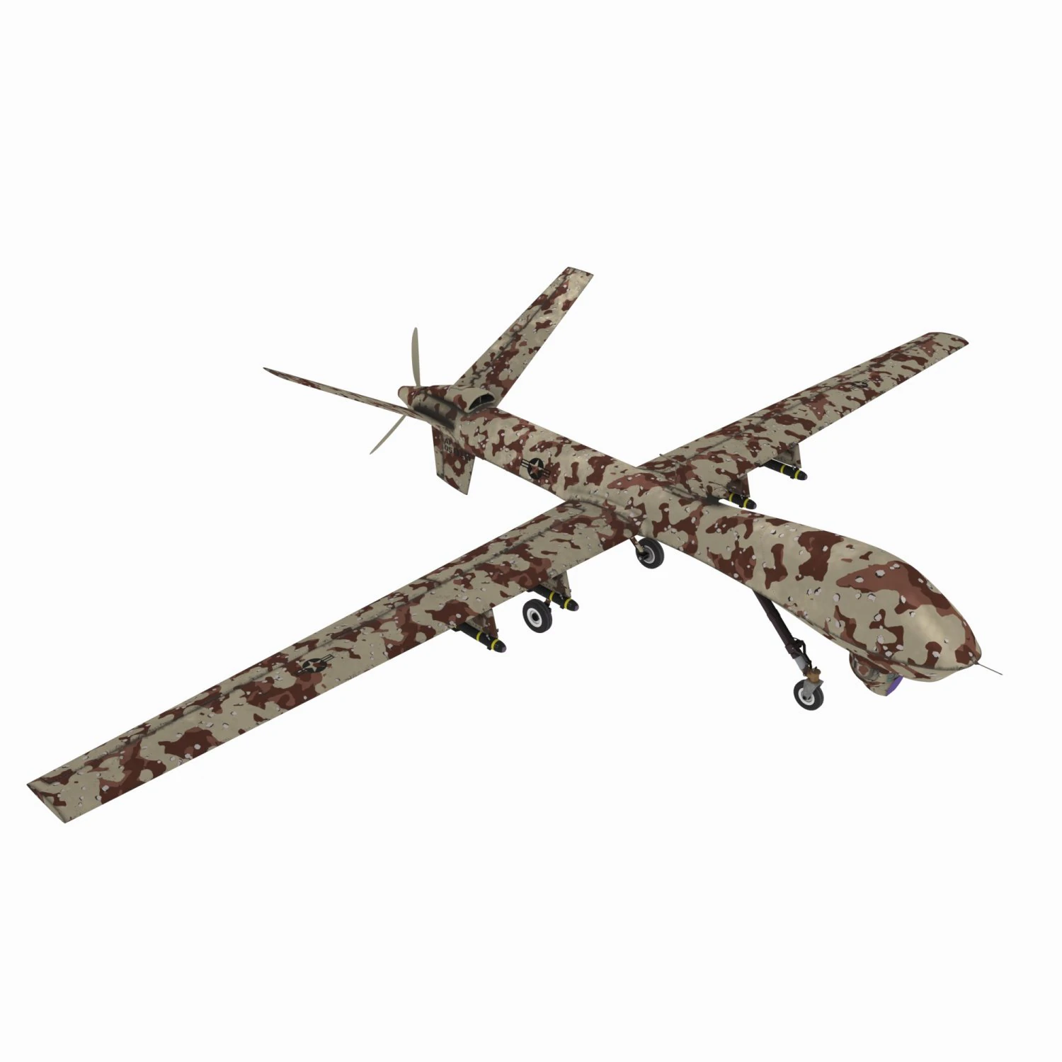 aircraft05 3D Model .c4d .max .obj .3ds .fbx .stl .blend 
